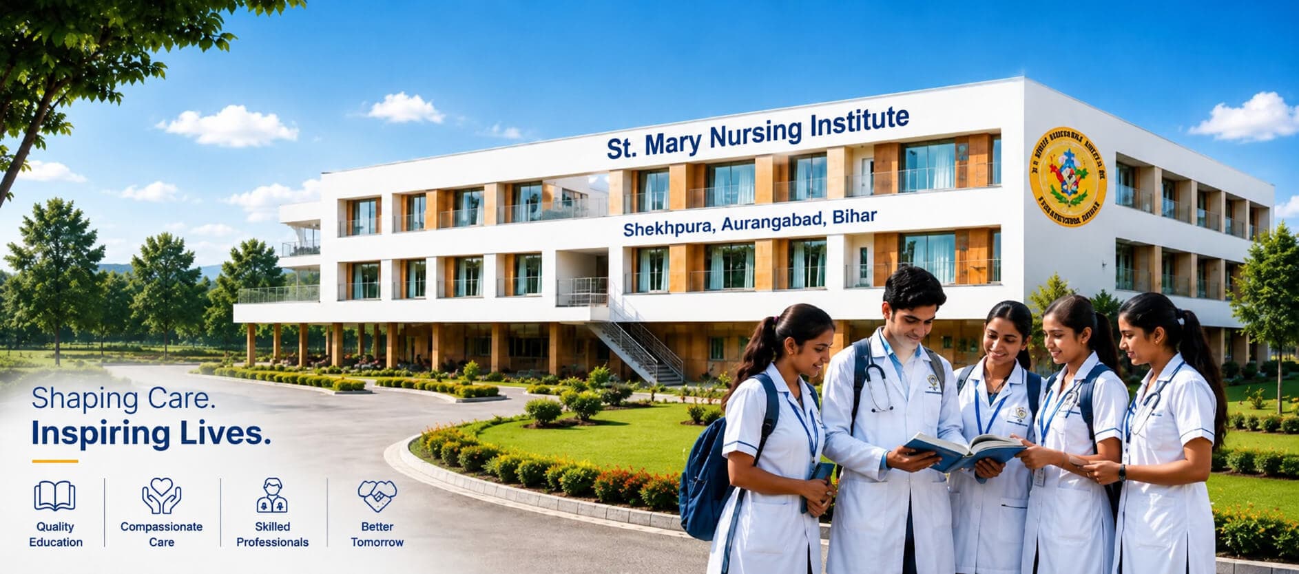 St. Mary Nursing Institute Banner 2